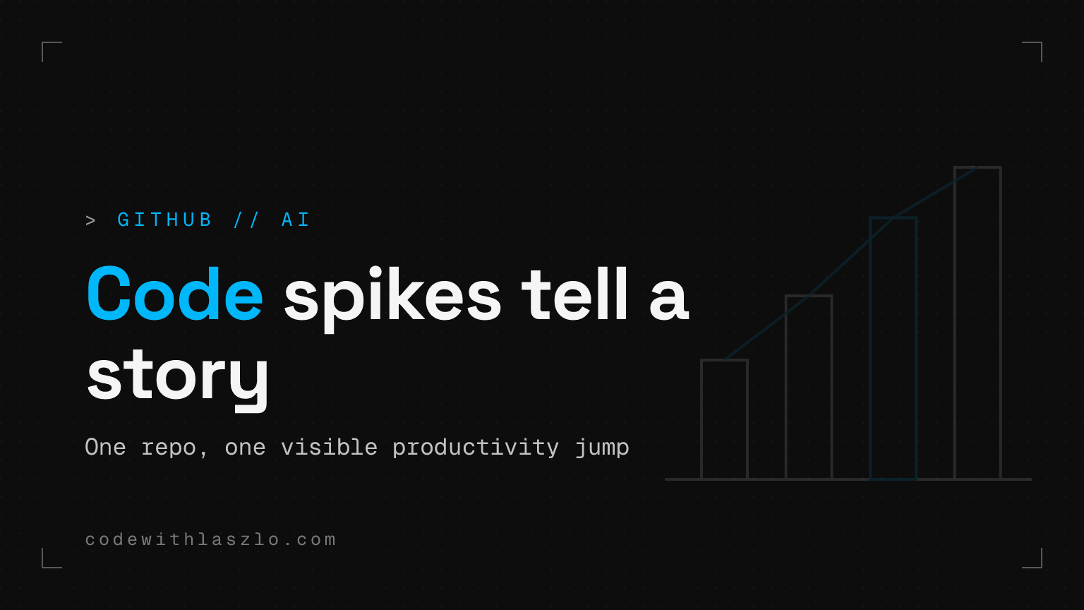 Graficul GitHub code frequency ca semnal aproximativ pentru impactul agenților AI de coding