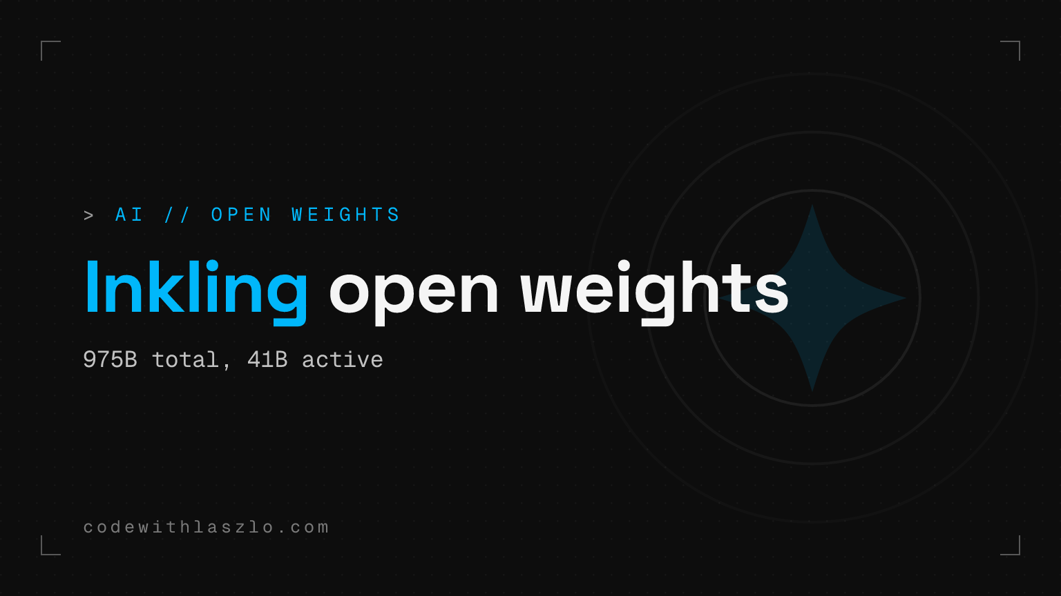 Inkling open-weights model looks useful, but the documentation is too thin