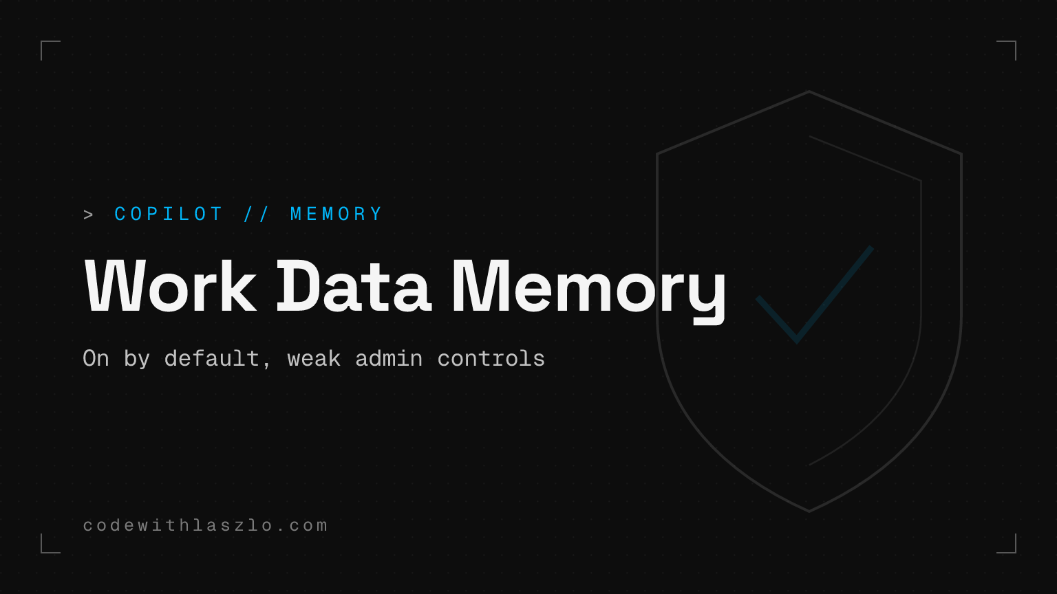 Microsoft 365 Copilot Memory cu work data: util, dar povestea pentru admini e slabă