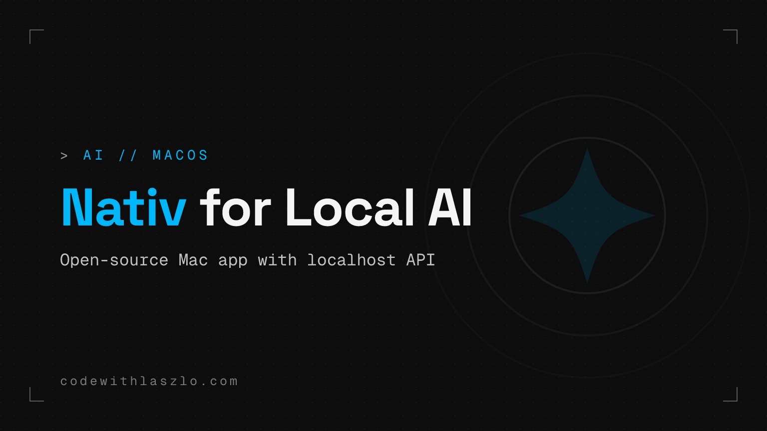 Nativ local AI pe Mac arată ca genul corect de aplicație desktop